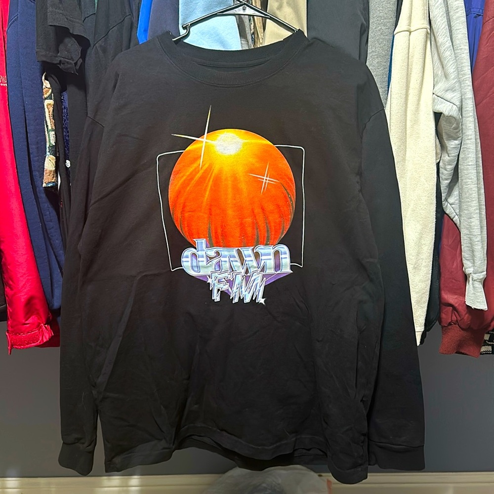 The Weeknd XO Dawn FM Cover Long Sleeve Shirt